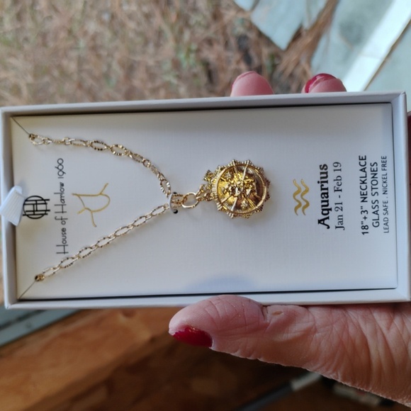 House of Harlow 1960 Jewelry - House of Harlow NIB Aquarius necklace18"+3" nickel Free lead safe